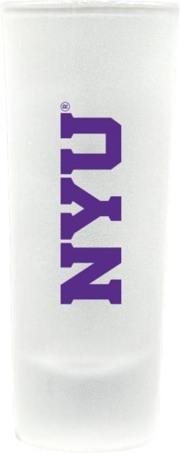 New York University Frosted Collector's Glass