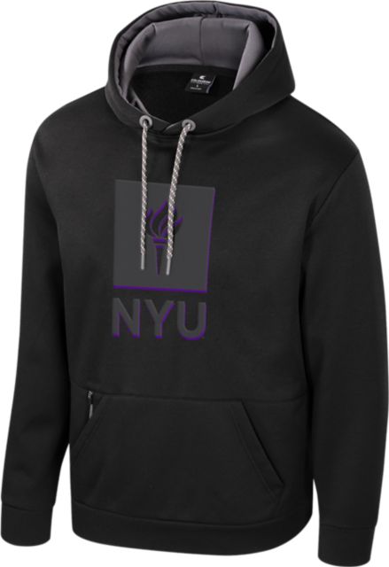New York University Black Out Hooded Sweatshirt