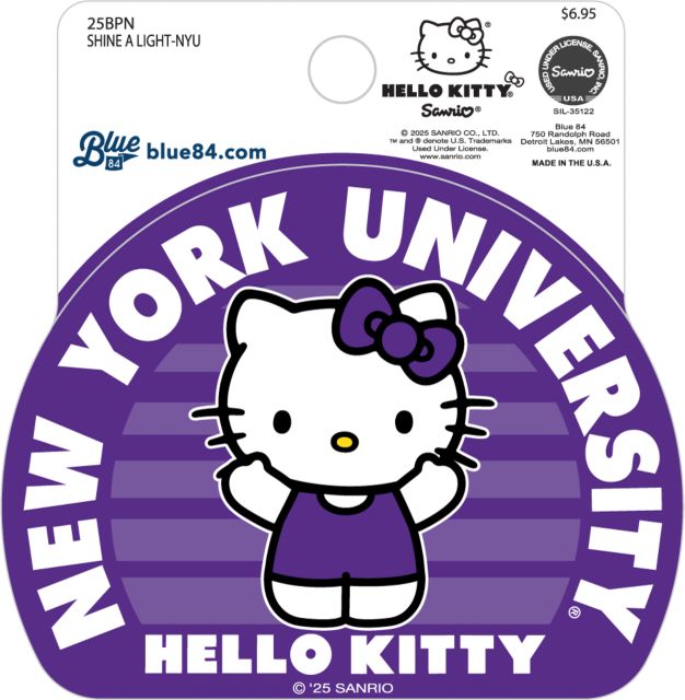New York University Hello Kitty Sticker