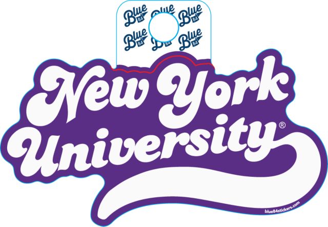 New York University Full-Size Sticker