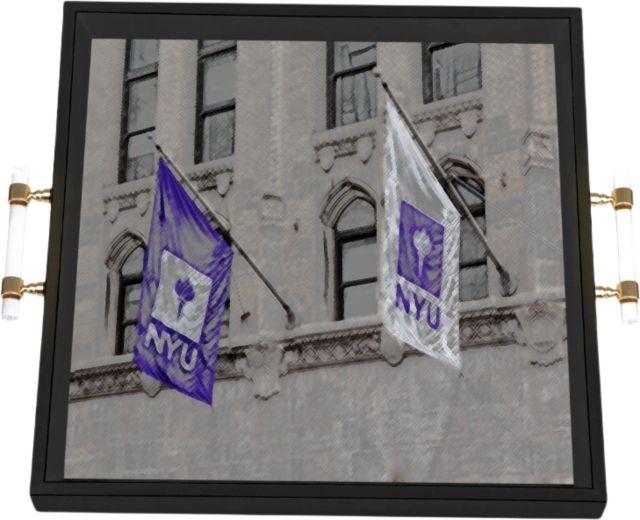 New York University Custom Serving Tray