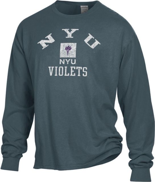 New York University Garment Dyed Long Sleeve Tee - ONLINE ONLY