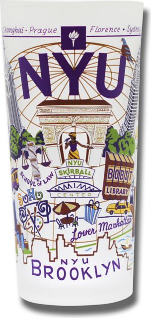 New York University 15 oz. Collecors' Glass