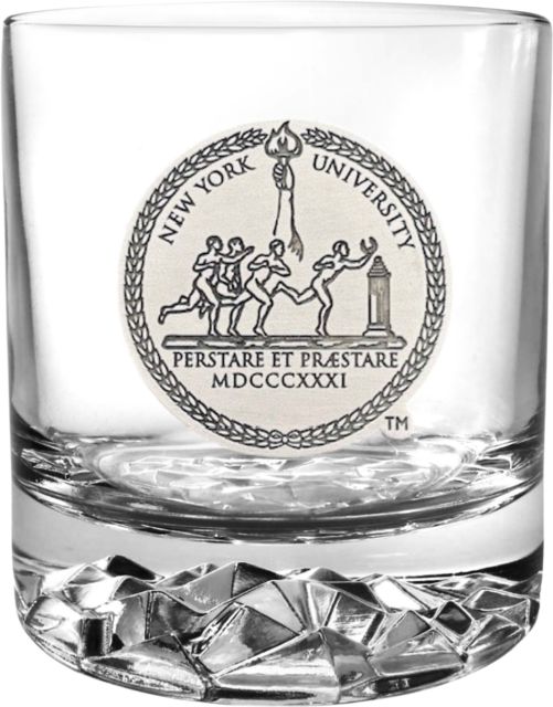 New York University Round Glass