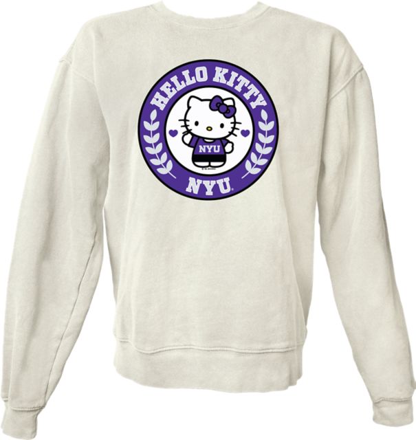 New York University Hello Kitty Women's Dyed Crewneck Sweatshirt