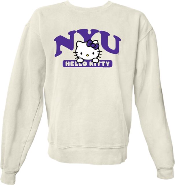 New York University Hello Kitty Women's Crewneck Sweatshirt