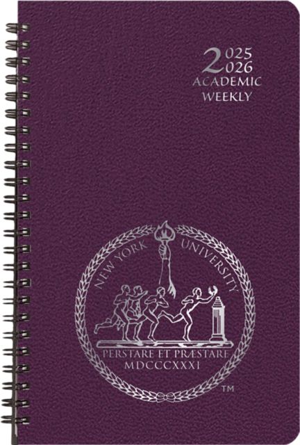 New York University Academic Year 2025 - 2026 Planner