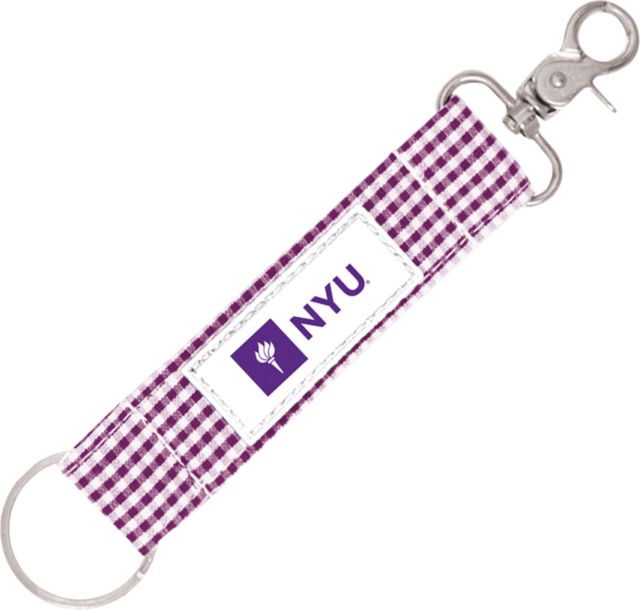 New York University 3/4" Key Strap