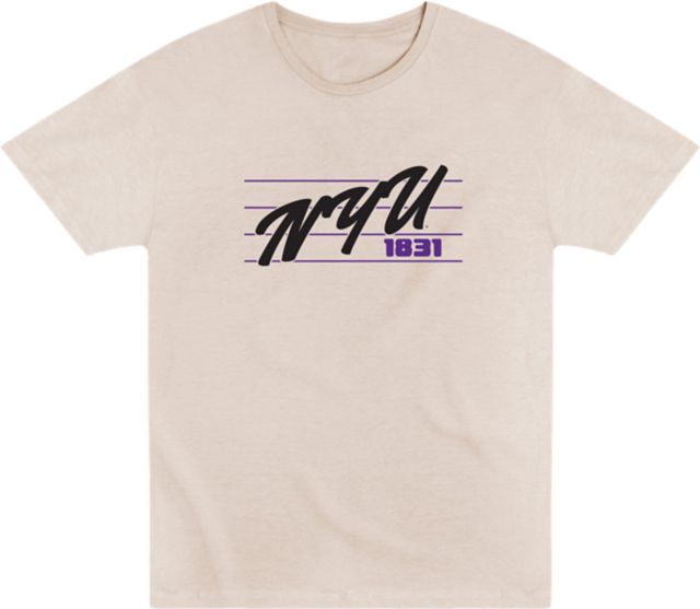 New York University Lightweight Short Sleeve T-Shirt