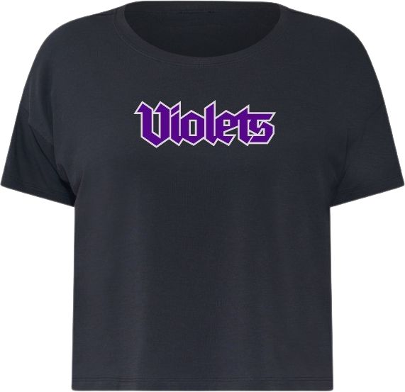 New York University Women's Cates Crop Short Sleeve T-Shirt