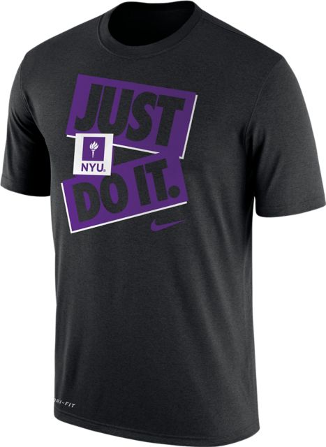 New York University Dri-Fit Cotton Short Sleeve Tee