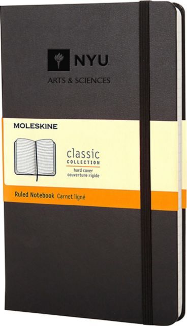New York University Arts and Sciences 13 in. x 21 in. Moleskin