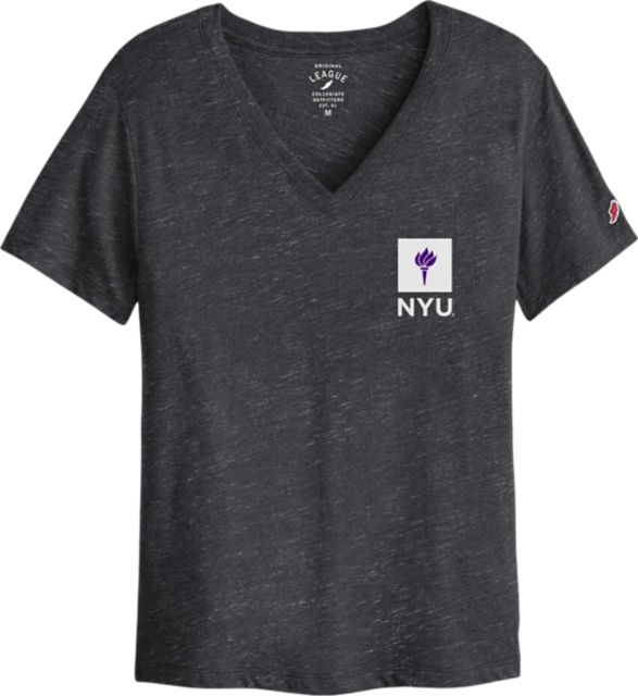 New York University Women's V-Neck Short Sleeve T-Shirt