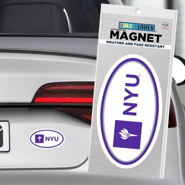 New York University 4'' x 4'' Magnet