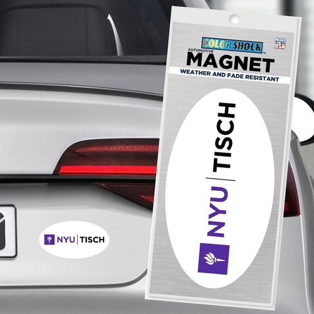 New York University Tisch 4x4 Magnet