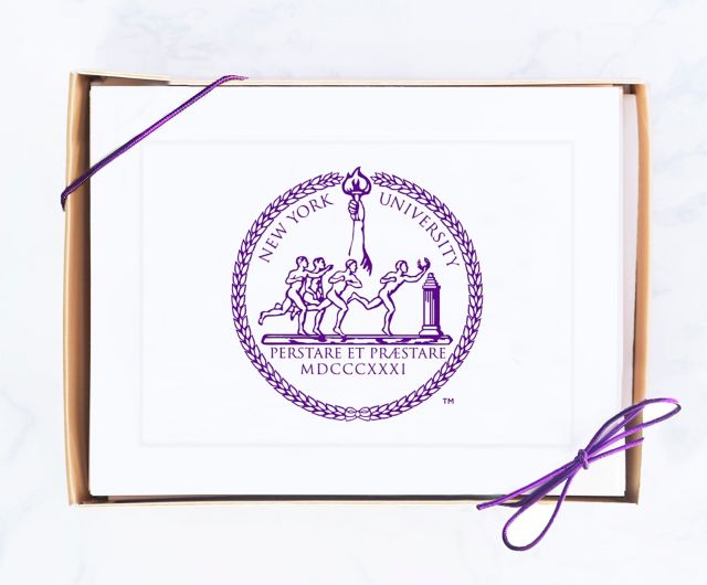 New York University 4.25'' x 5.5'' Notecard