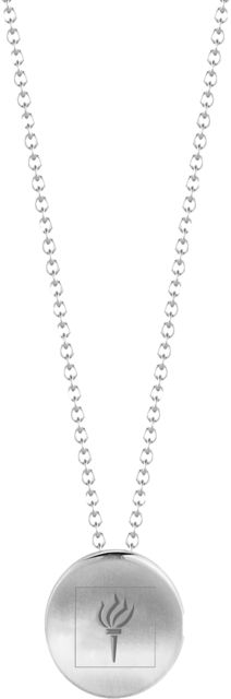 New York University Torch Necklace - Sterling Silver