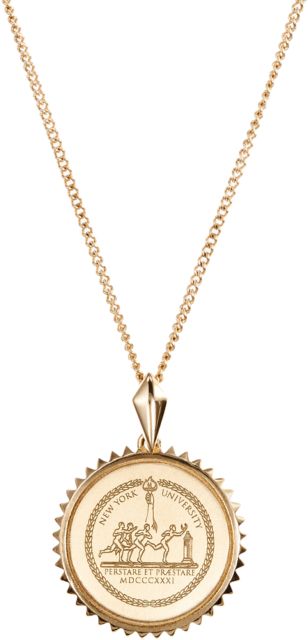 New York University Sunburst Necklace - Cavan Gold