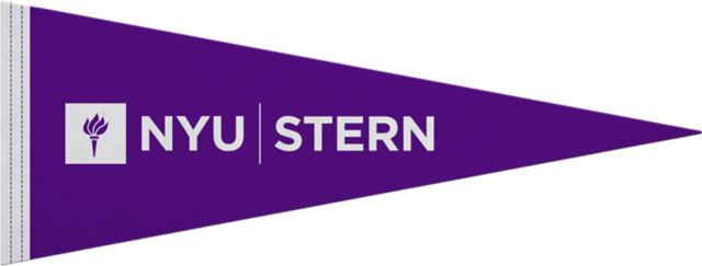 New York University Stern 9" x 24" Pennant
