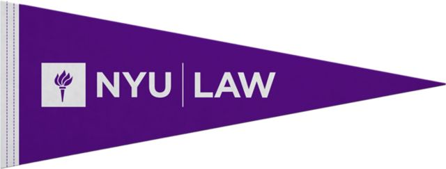 New York University Law 9" x 24" Pennant