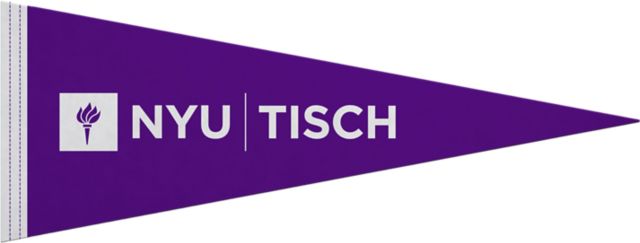 New York University Tisch 9" x 24" Pennant