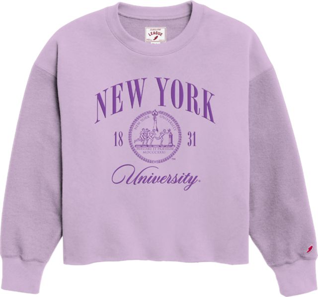 New York University Women's Oversized Crewneck Sweatshirt