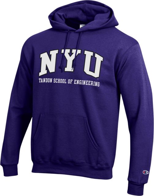 トップス CHAMPION NYU SATIN HOODED SWEATSHIRT 6-33-2L--A1--Black?$