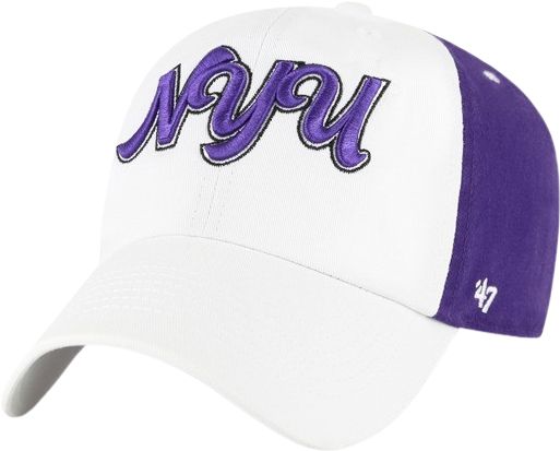 New York University Youth Color Block Cleanup Adjustable Cap