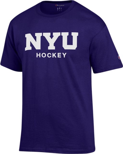 New York University Hockey Short Sleeve T-Shirt