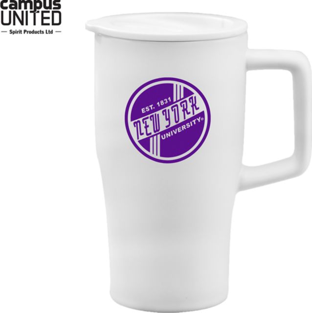 New York University 17 oz. Ceramic Travel Mug