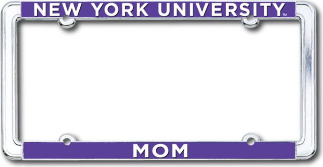 New York University Mom License Plate Frame
