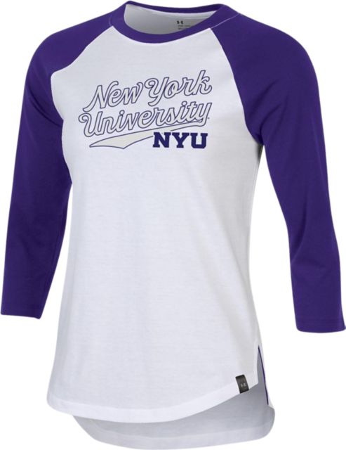purple yankees shirt