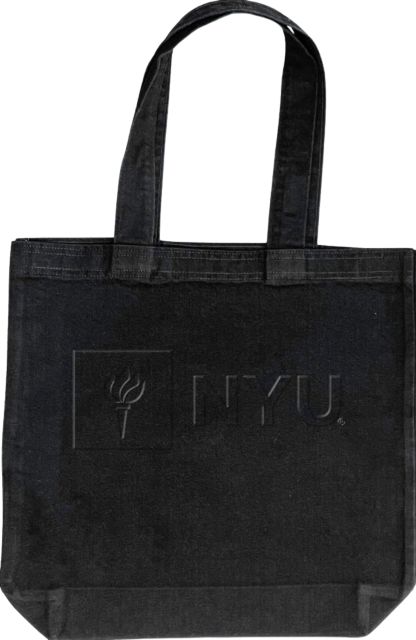 TOTE BAG MED EMB W/BLACK/    .