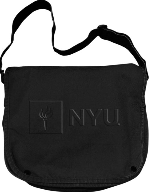 New York University Embroidered Messenger Bag