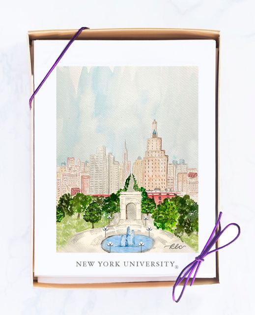 New York University 4.25'' x 5.5'' Notecard