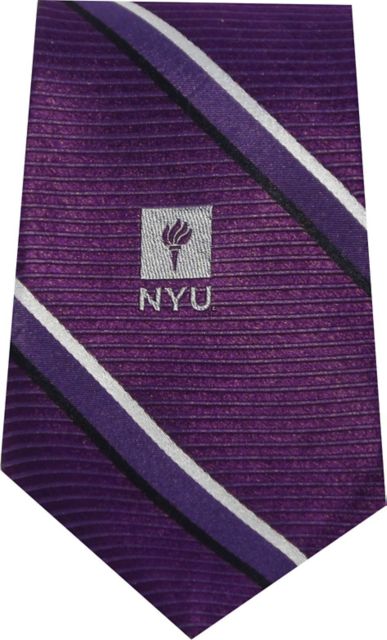 New York University 56" Woven Silk Necktie