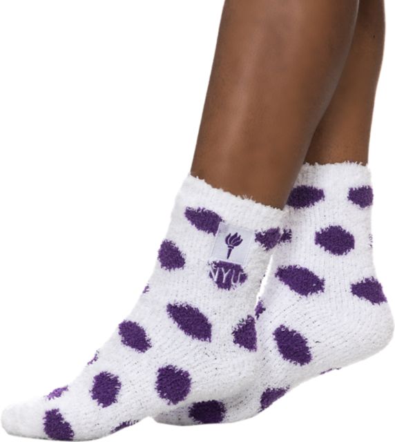 Fuzzy Cozy Socks with Coloured Specks