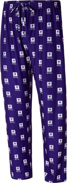 New York University All Over Print Record Pants
