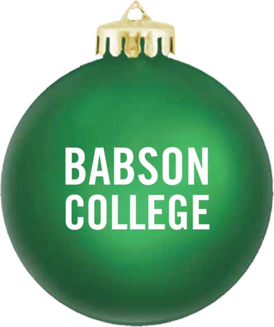 Babson College Shatterproof Round Ornament