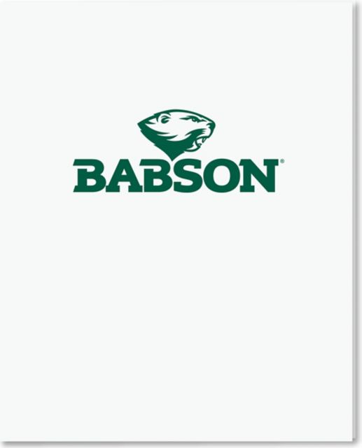 Babson College Folder 2 Pocket