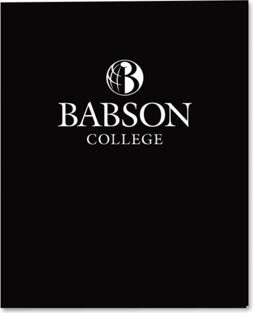 Babson College 2 Pocket Folder