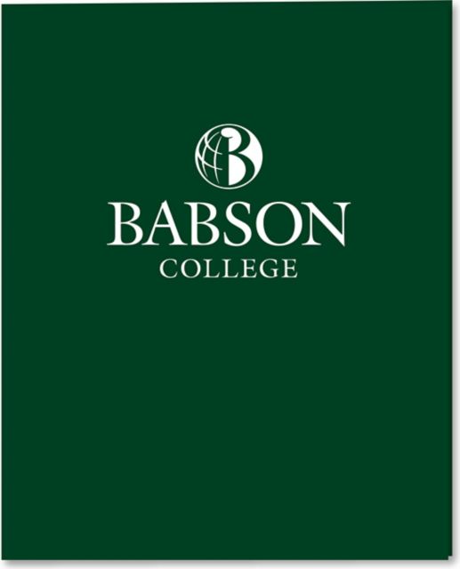 Babson College 2 Pocket Folder