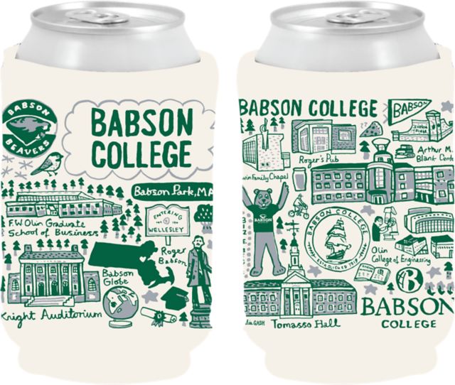 Babson College Julia Gash Can Coozie