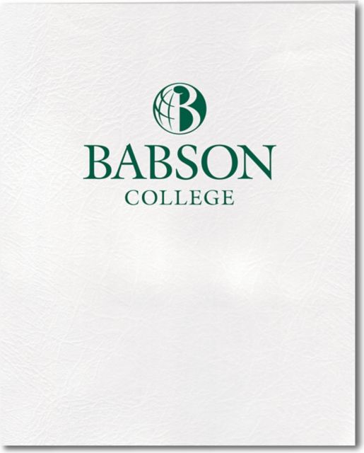 Babson College Folder 2 Pocket