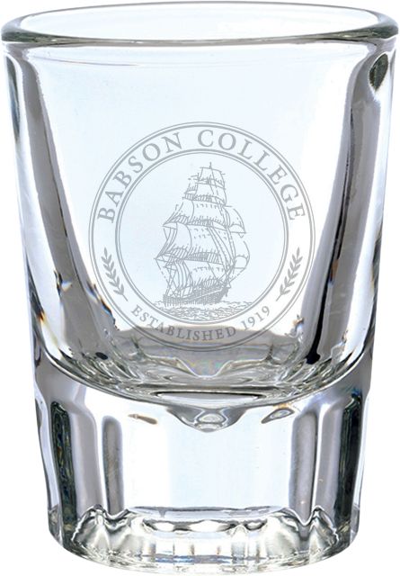 Babson College Collector's Glass
