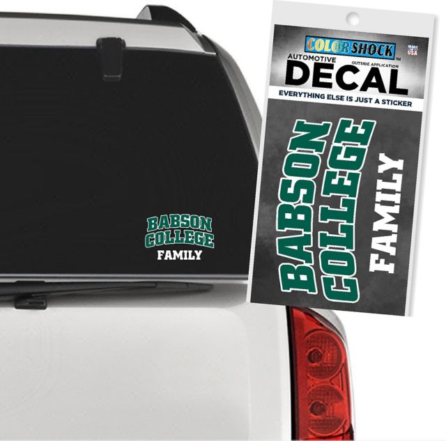 Babson College Family Decal