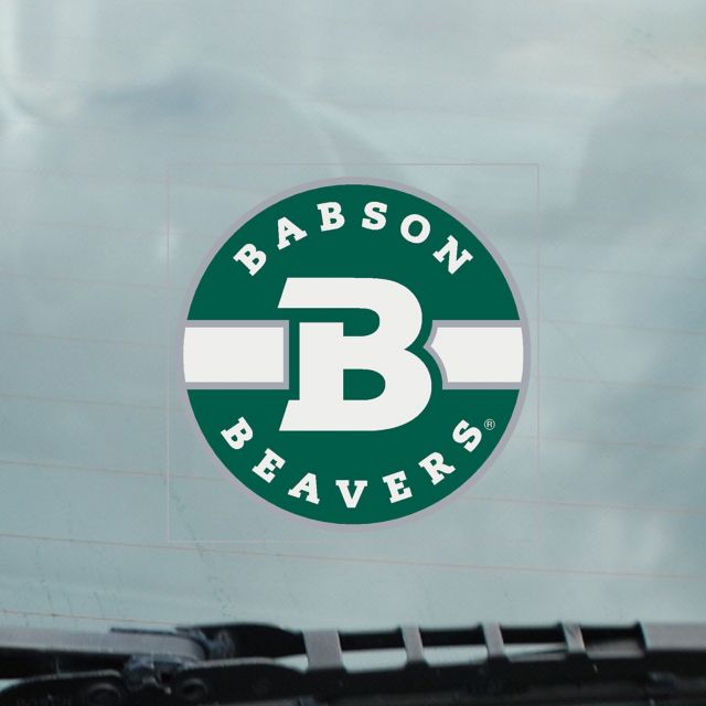 Babson College Cling Decal