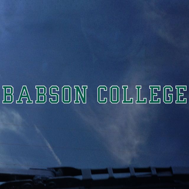 Babson College Strip Decal