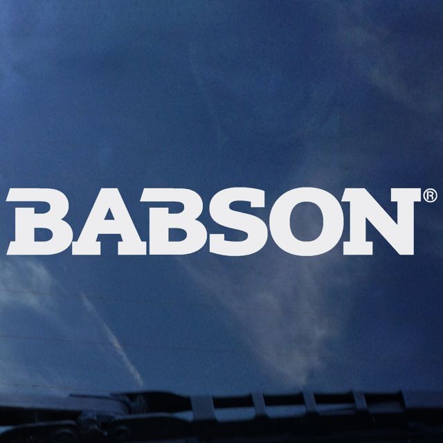 Babson College Strip Decal