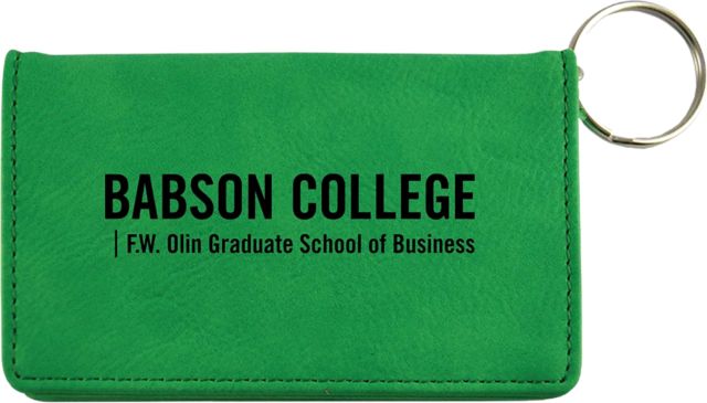 Babson College Leather ID Holder